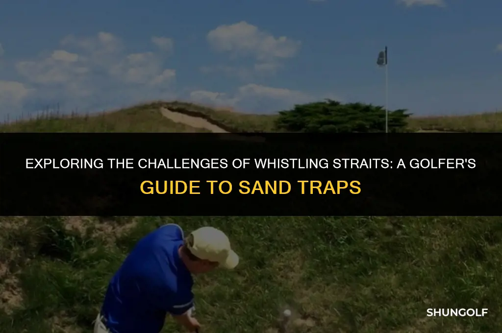 how many sand traps are on whistling straits golf course
