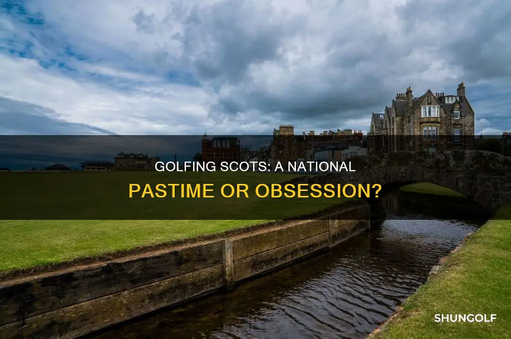 how many scottish people golf