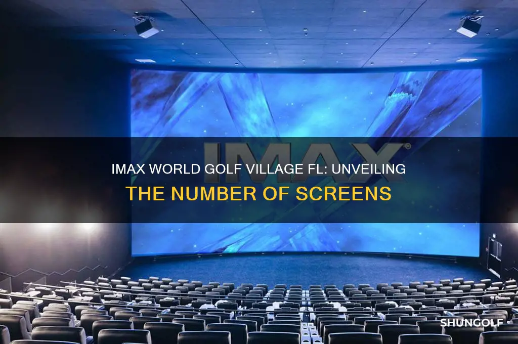 how many screens dies imax world golf village fl