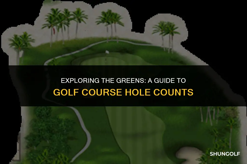 how many shots in a golf course