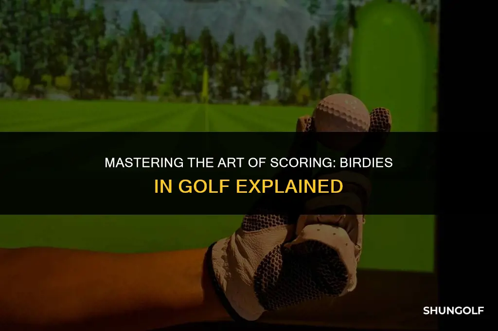 how many shots is a birdie in golf