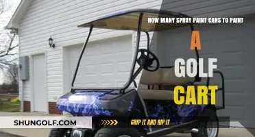 Spray Paint Guide: Estimating Cans for Golf Cart Makeover