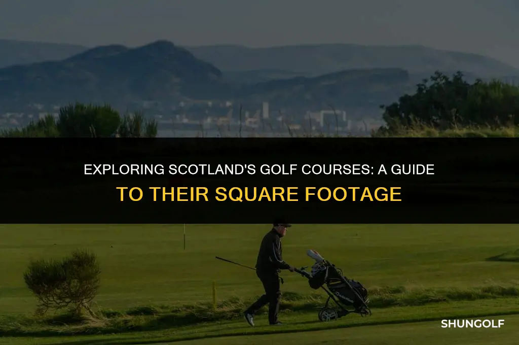 how many square feet scotland run golf course