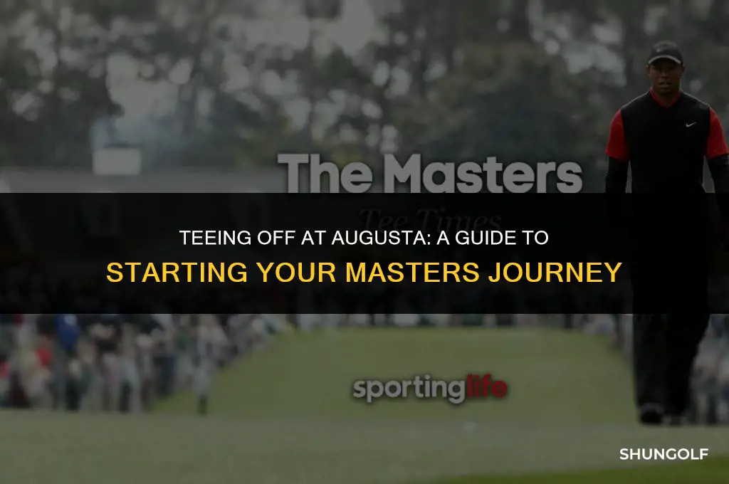 how many start the masters golf