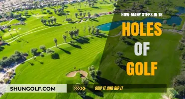 Walking the Course: Steps Count in an 18-Hole Golf Game