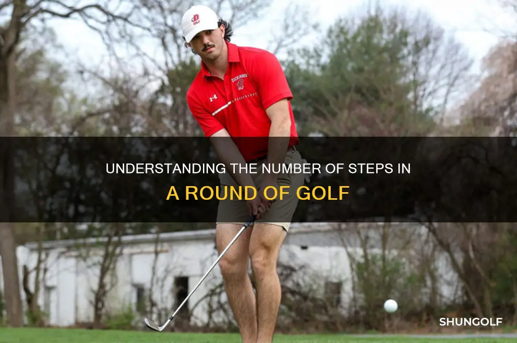 how many steps in a round of golf