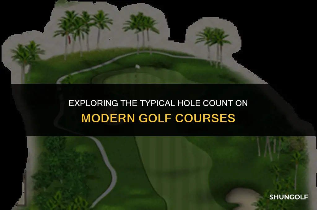 how many steps in average golf course