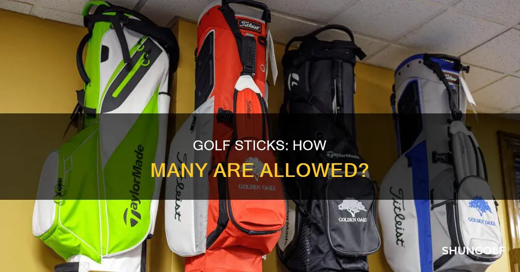 how many sticks in golf