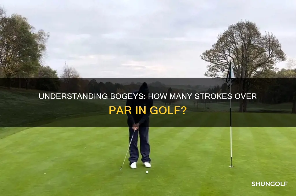 how many strokes over par is a bogey in golf