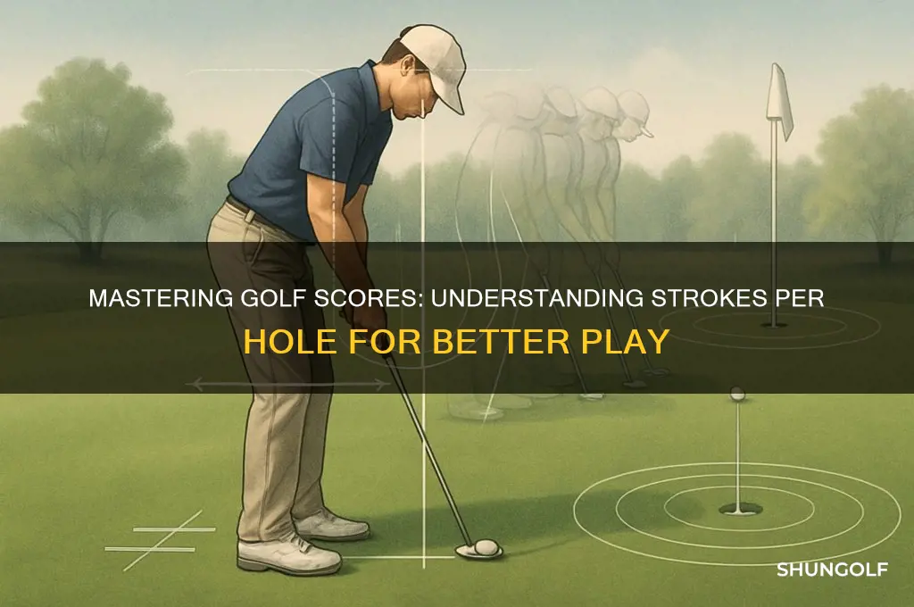 how many strokes per hole in golf