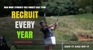 Yale Varsity Golf Team's Annual Recruitment Numbers: What to Expect