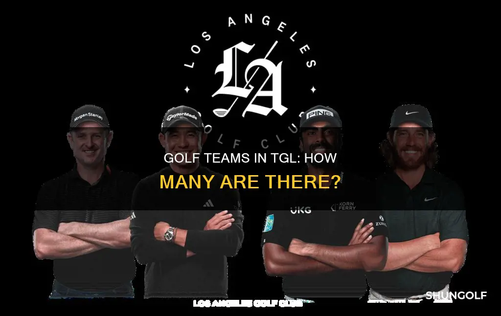 how many teams in tgl golf