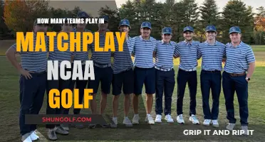 NCAA Golf Match Play: How Many Teams Compete in the Event?