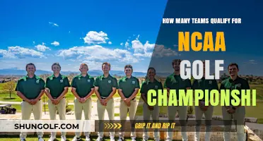 NCAA Golf Championship: Unveiling the Number of Qualifying Teams