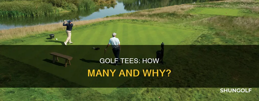 how many tees in golf