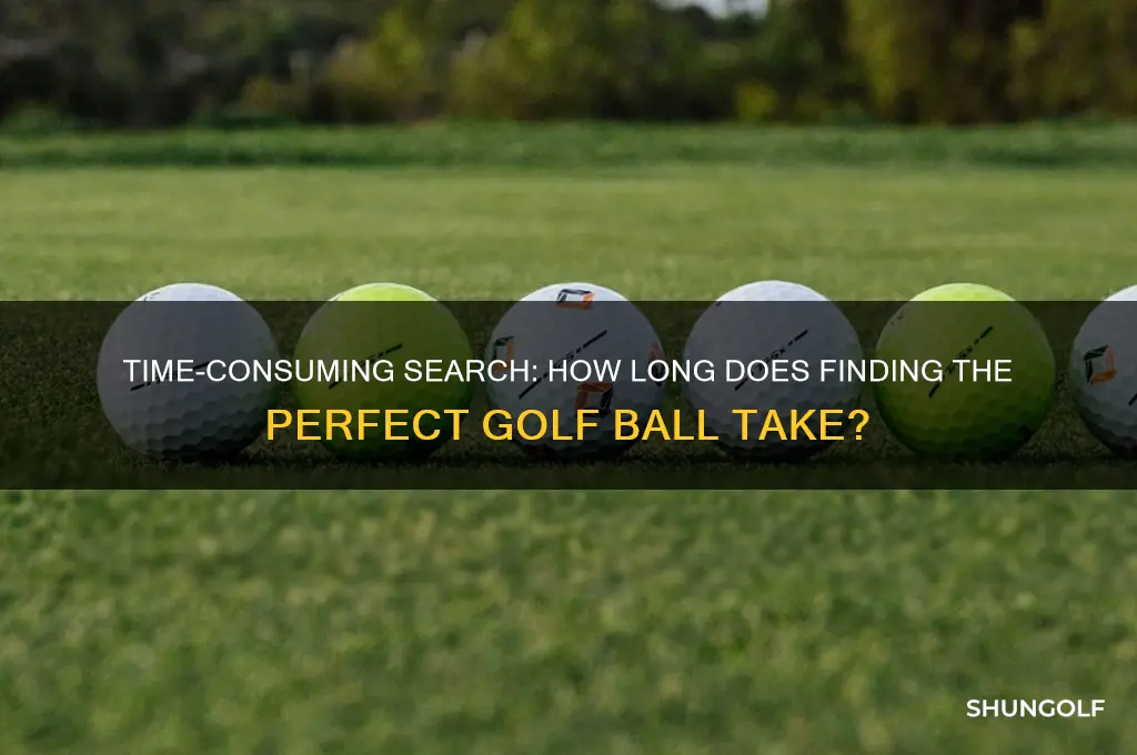 how many time is spent on finding golf blass