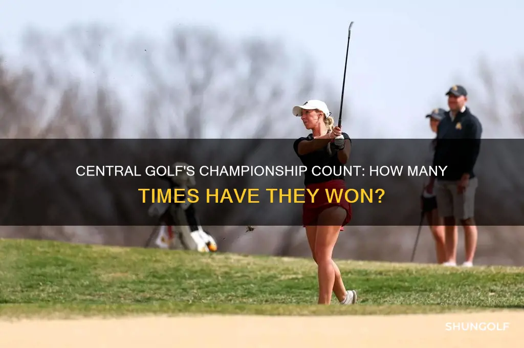 how many time jas central golf won