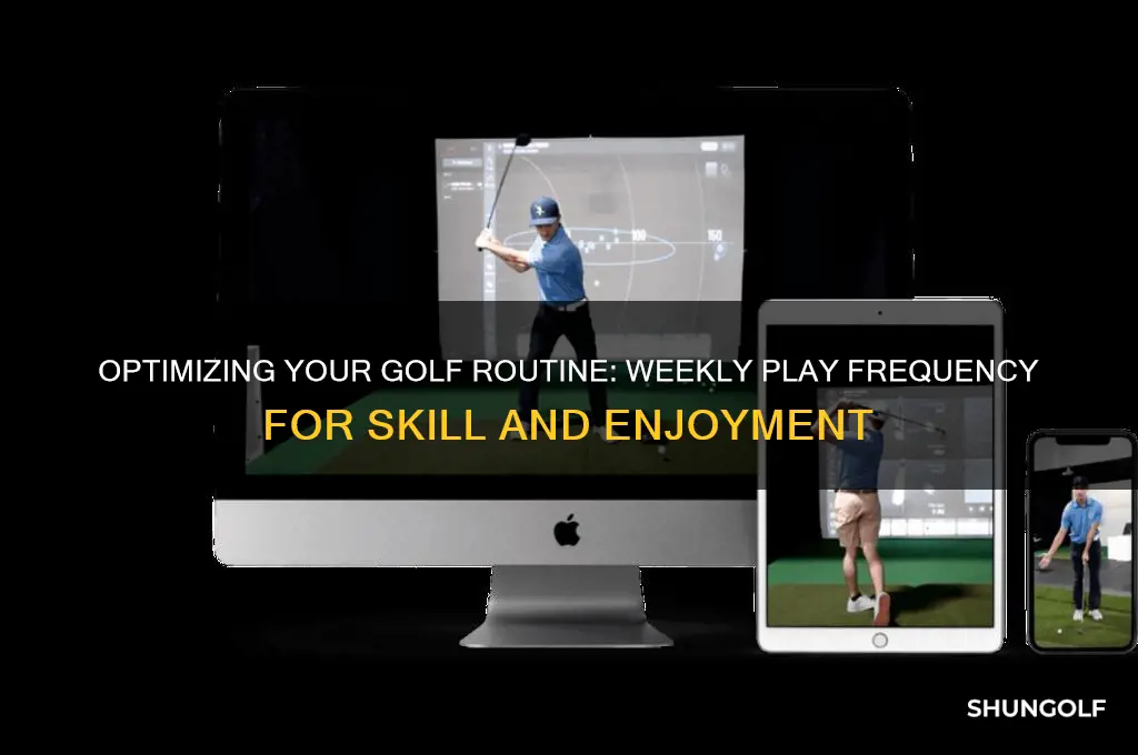 how many times a week should i play golf