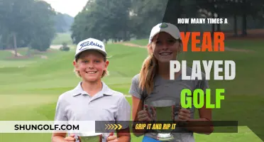 How Often Do Golfers Hit the Greens Annually?