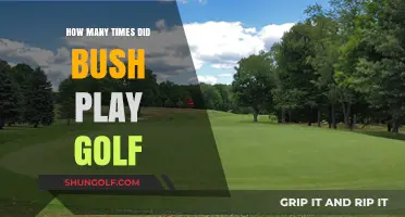 Bush's Golf Frequency: Uncovering the Presidential Leisure Count