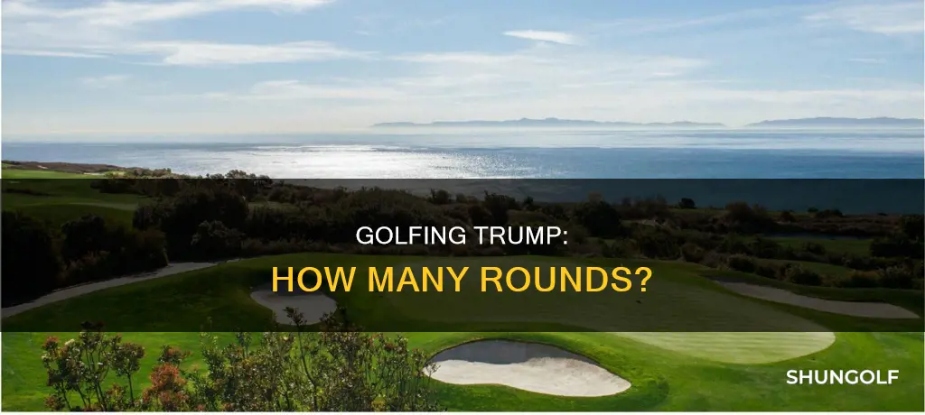 how many times did trumo6play golf