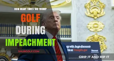 Trump's Golfing Frequency Amid Impeachment Proceedings: A Detailed Analysis