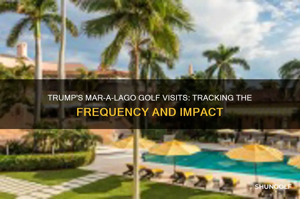 how many times has trump golfed at mar a lago