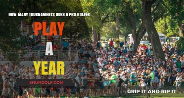 Annual Pro Golfer Tournament Schedule: How Many Events Do They Play?