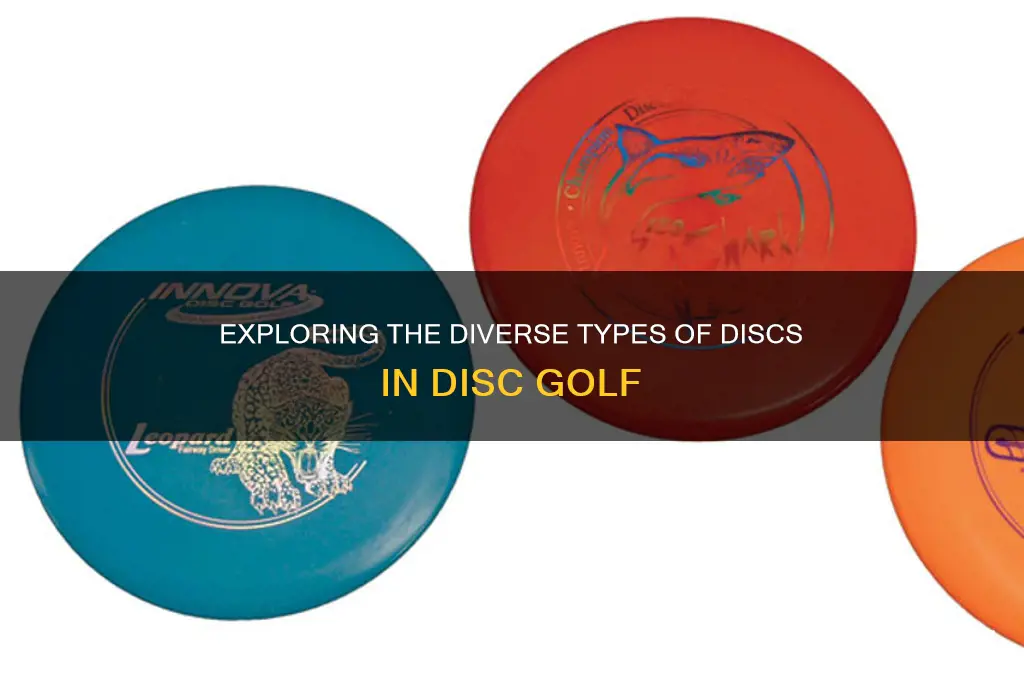 how many types of disks are there in disk golf