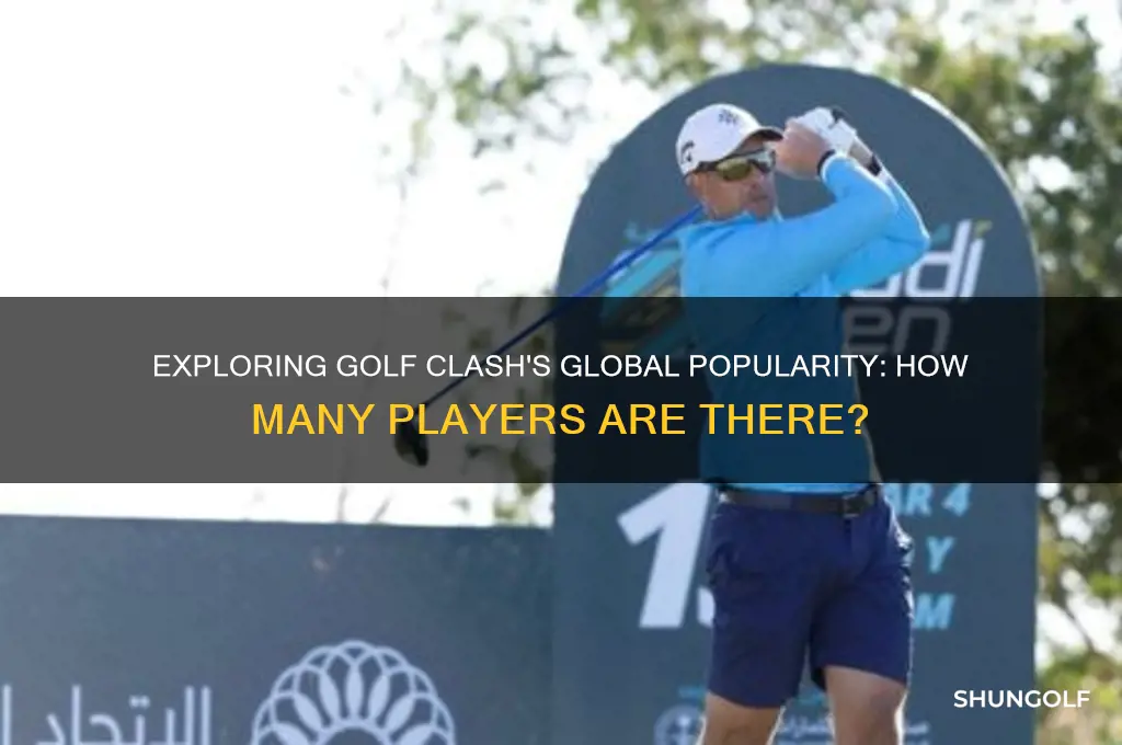 how many users does golf clash have