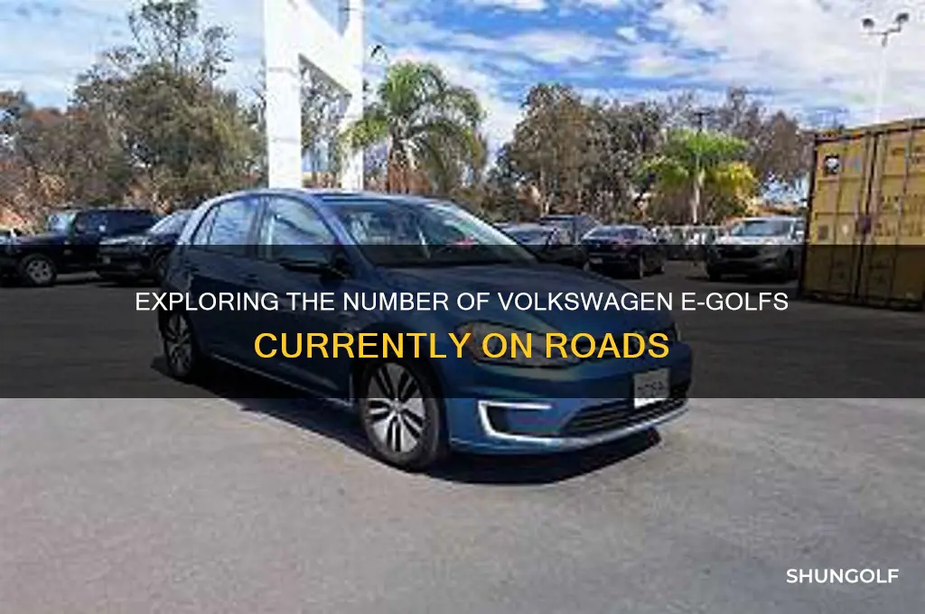 how many volkswagon e-golfs are on the road