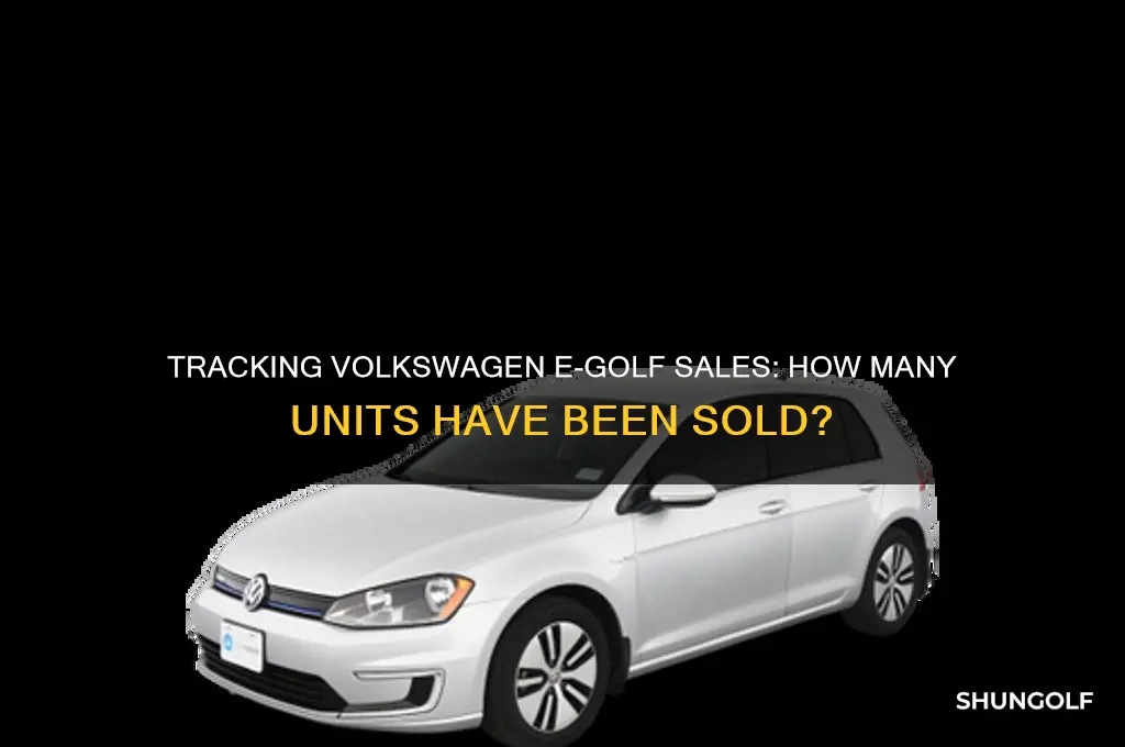 how many volkswagon e-golfs are sold