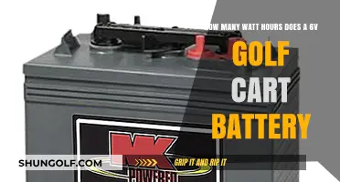 Understanding 6V Golf Cart Battery Watt-Hour Capacity and Efficiency
