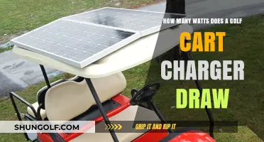 Understanding Golf Cart Charger Wattage: Power Consumption Explained