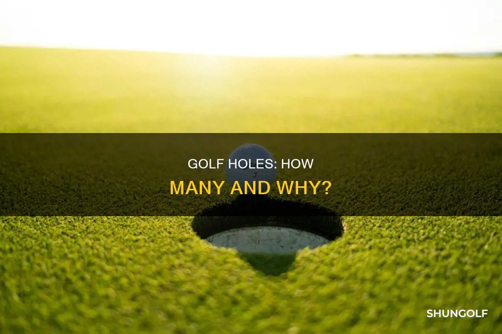how many wholes in golf