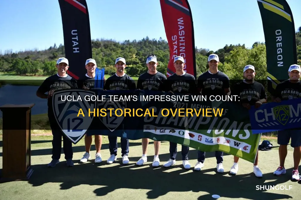 how many wins have the ucla golf team has won
