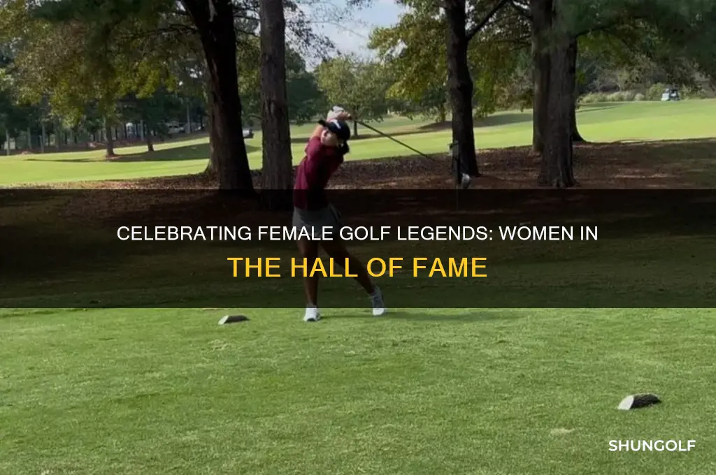 how many women are in the golf hall of fame