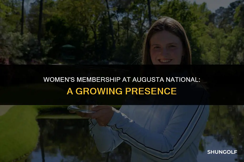 how many women are members of augusta national golf course