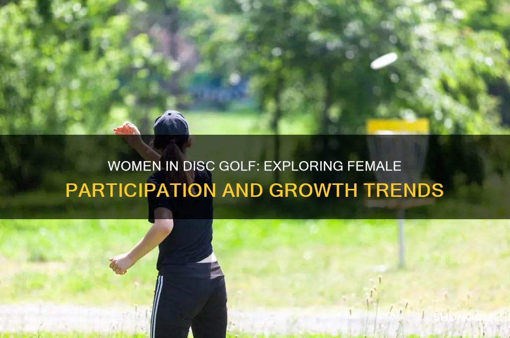 how many women play disc golf