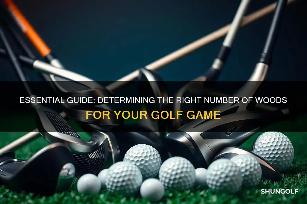 how many woods are needed for golf