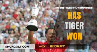 Tiger Woods' World Golf Championships Dominance: A Trophy Count