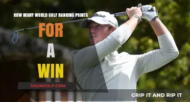 Understanding World Golf Ranking Points Awarded for Tournament Wins