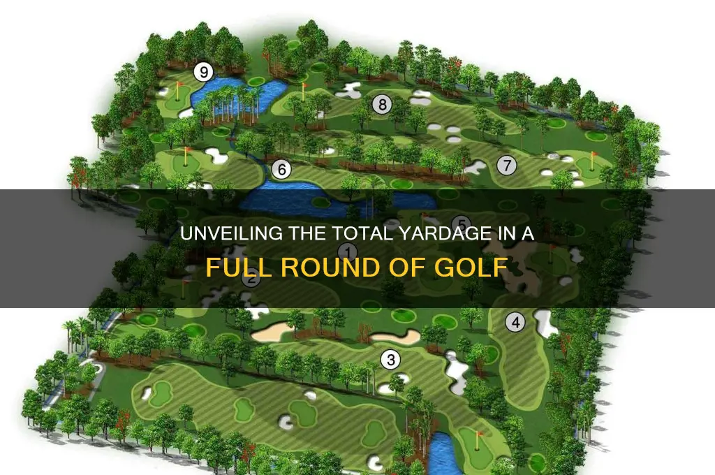 how many yards in 18 holes of golf