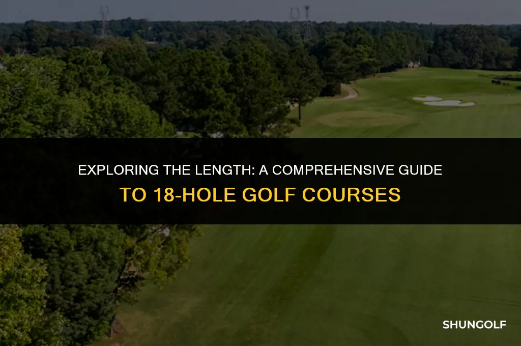 how many yards in an 18-hole golf course