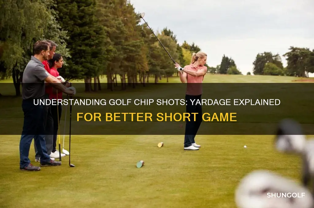 how many yards is a chip in golf