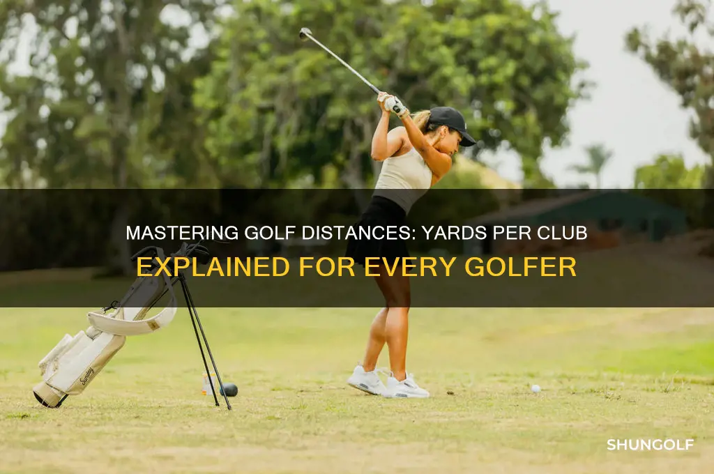 how many yards per golf club