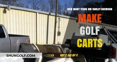 Harley-Davidson's Golf Cart Production Years: A Historical Overview