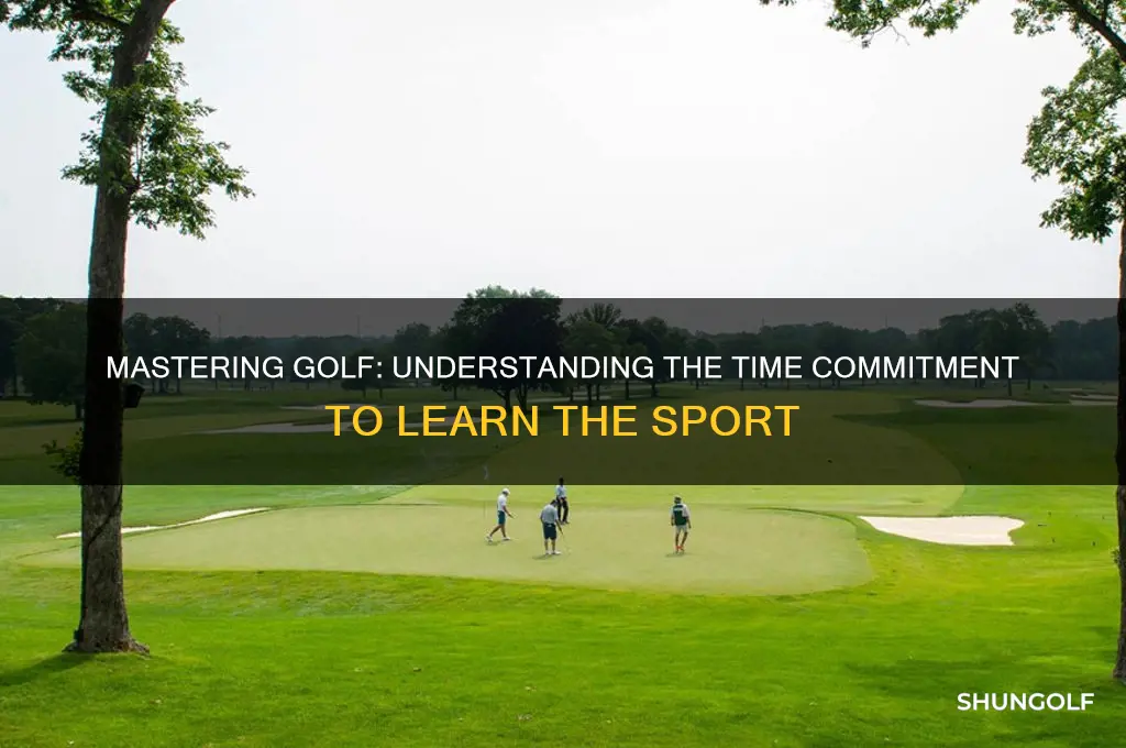 how many years does it take to learn golf