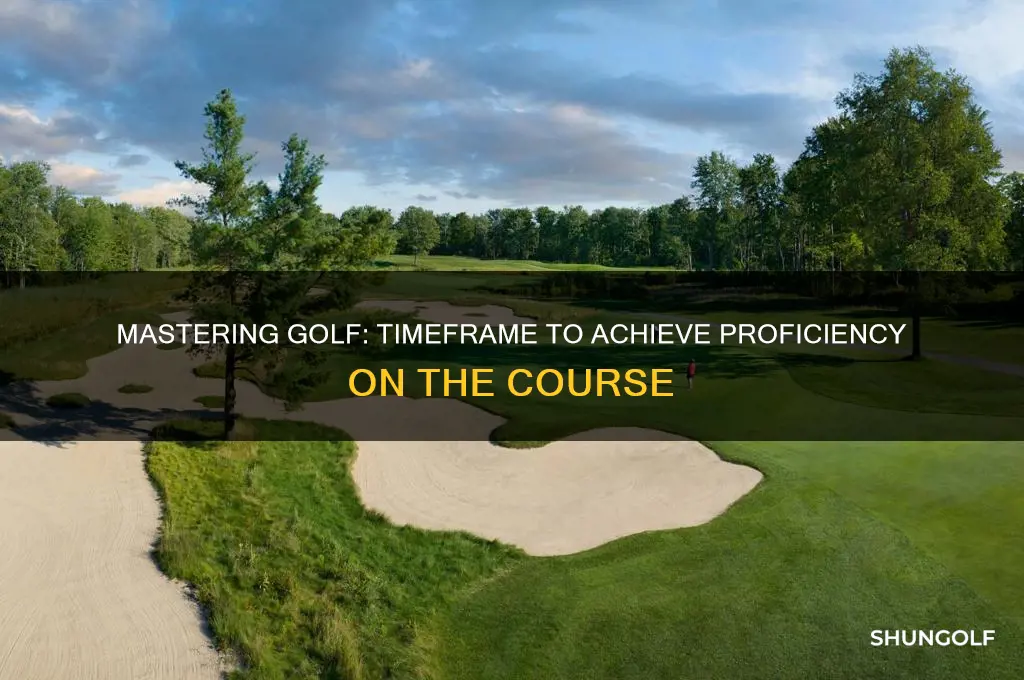 how many years does it take to play good golf