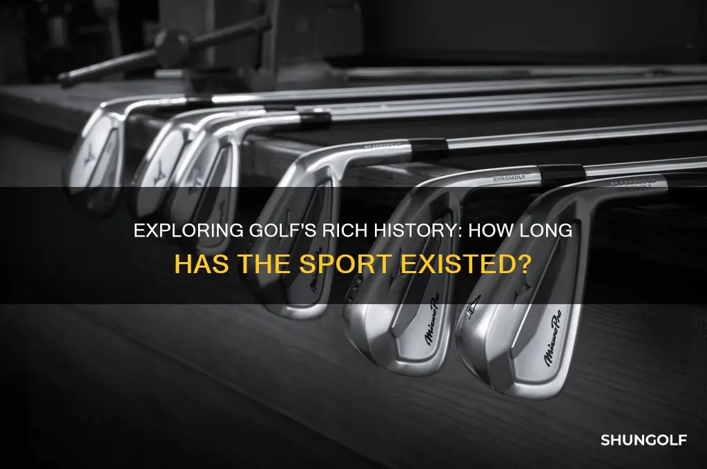 how many years has golf been around